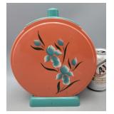 Vintage Plastic Cookie Jar Hand Painted