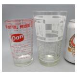 Drink Mixing Glass & Don Measuring Glass