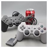 Pair of Playstation 2 Controllers 1 Sony, 1