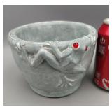 2004 Isabel Bloom Frog Bowl 4.5" T
