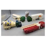 Avon Semis, Cement & Fire Trucks Bottles