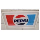 Pepsi Sign - Missing Screws - 27.5 W x 15 T