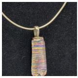 Necklace Silver 925 Italy & Nice Looking Pendant