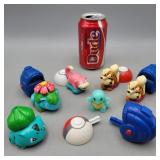 Lot of 4 Pokï¿½mon Mini Pokï¿½mon w/launchers,2 extra