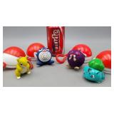 Lot of 4 Pokï¿½mon 1999 Burger King Pokeballs
