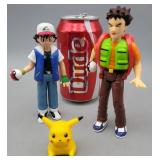 1998 Tomy- Ash Ketchum, Pikachu. Brock is 2000