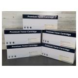 Premium Toner Cartridges Cyan, Magenta, Yellow &