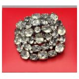 Rhinestone Brooch Czech