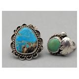 Rings Sizes 5 & 6  Silver?