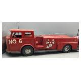 Buddy L Steel Firetruck 25"L
