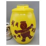 Gingerbread Cookie Jar Glass