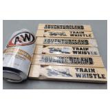 Lot of Adventureland Wooden Train Whistles