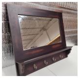 Hall Shelf w Mirror - 25 W x 22 T x 4.5 D
