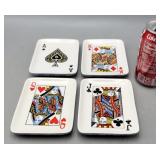 Trays Plates  Playing Cards Design