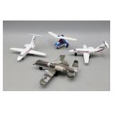 Lot of 6 Aircraft - Die Cast, 2 ERTL, 4 Matchbox