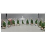 Holiday Drinking Glasses & Candy Jar w/ Lid Spode?