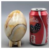 Decorative Stone Marble Egg on Stand