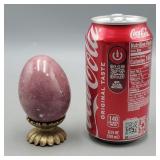 Decorative Marble Egg on Stand