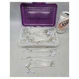 Chandelier Prisms Lot Part Glass & Plastic