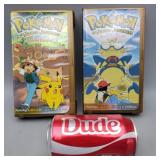 Pair of Pokï¿½mon VHS Gold and Silver Series