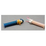 Vintage Donald Duck & Rabbit Pez Dispensers