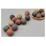 Billiard Balls Clay? Stone?