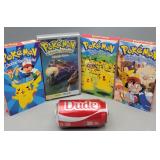 Lot of 4 Pokï¿½mon VHS - 3 Box cover,1 Gold & Silver
