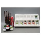 Glass Snowman Ornaments ï¿½ 10