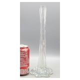Clear Glass 11.5" Vase