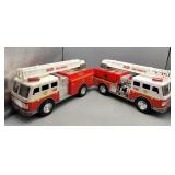 Tonka Firetrucks Battery Operated Untested 17" L
