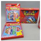 Pokï¿½mon Markers 1999. 2 packs, One Box of