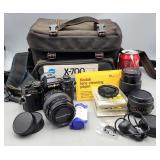 Minolta Camera Set includes Minolta X-700 35mm SLR