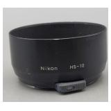 Nikon HS-10 Metal Lens Hood Snap On