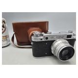 VIntage Soviet-Era FED-2 Rangefinder Camera with