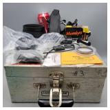 Adapt-a-case,Metal, various camera accessories,