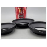 Camera Accessories Lot - 49mm,58mm,72mm