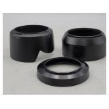 Various Nikon Metal Lens Hoods HN-23, HB-34, H