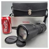 Sigma 400mm f/5.6 telephoto lens,case, original