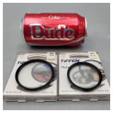 Tiffen lens filters(2), 55mm Haze 2A, 49mm Haze
