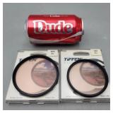 Tiffen lens filters(2),72mm- 812, 82mm-812,boxes