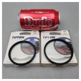 Tiffen lens filters(2), 67mm Haze 2A, 72mm Haze