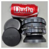 Mamiya-Sekor 90mm F/3.8Llens, Caps