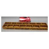 Ruler Trinket Display 16"L 3"W 1"D