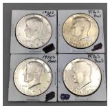 Kennedy Proof Half Dollars Clad