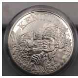 Kentucky Sterling Silver Dollar Coin