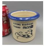 Living History Farms Mini Crock