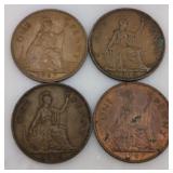 1938 1944 1967 One Penny Coins