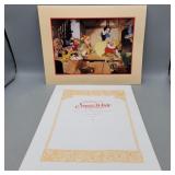 Lithographs Snow White 1994  16" ï¿½ 12"