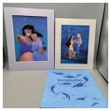 Lithographs Aladdin 1993 16" ï¿½ 12"  Pocahontas