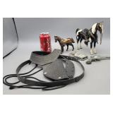 Toys- Horses, Gun, Holster